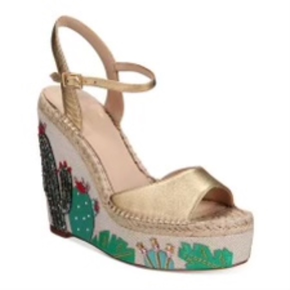 kate spade Shoes - Limited Edition Kate Spade Dallas Cactus Wedge